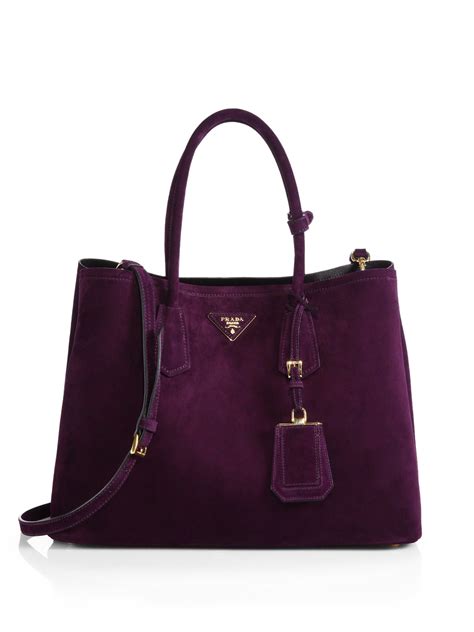 purple Prada purse